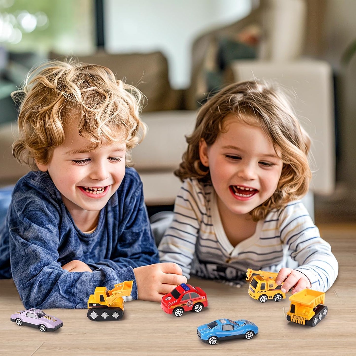 Adventskalender Kinderen 2025 Trekauto 24-delige Set