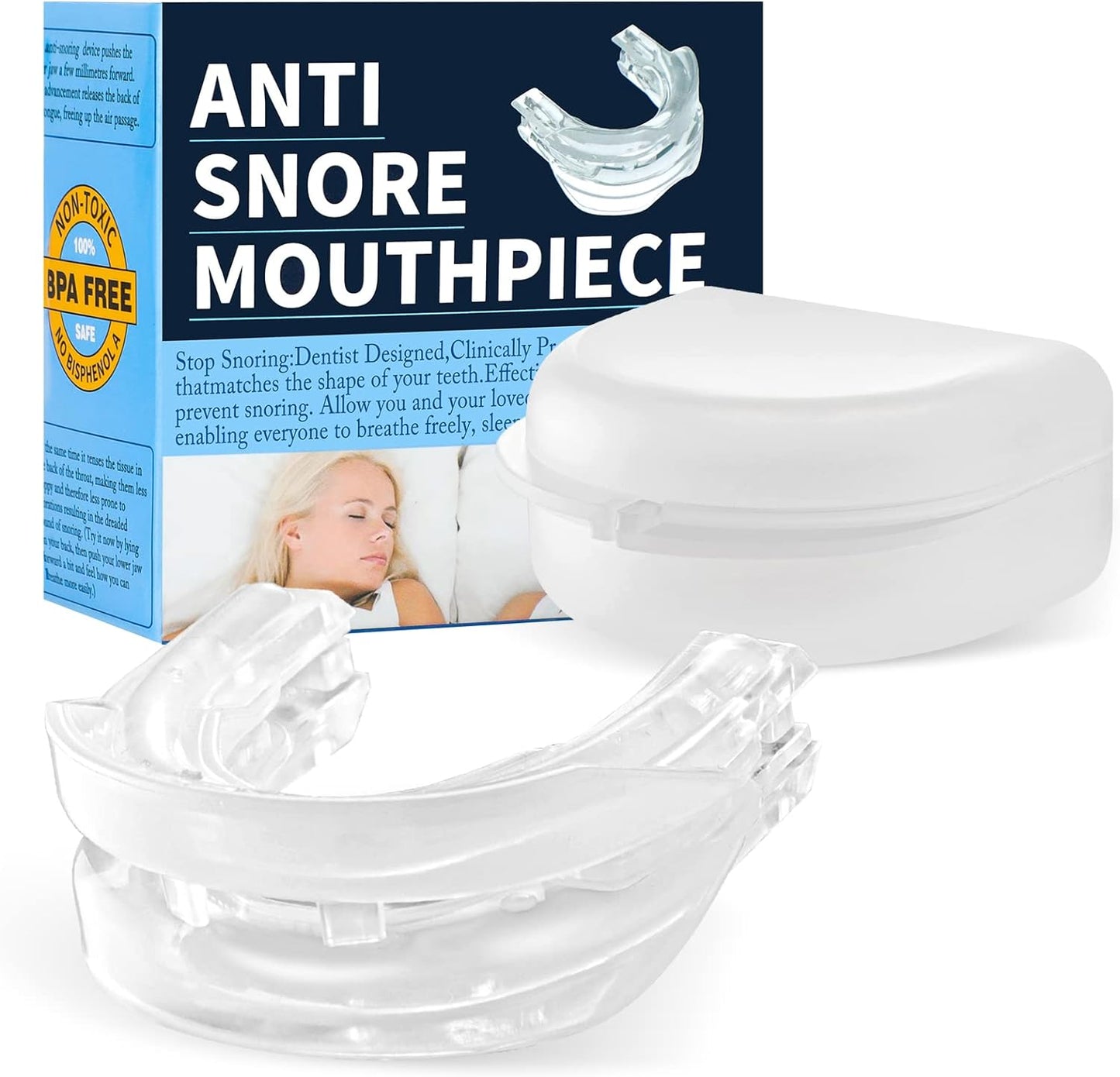 Anti-Snoringsmondstuk Slaapapneu Bescherming