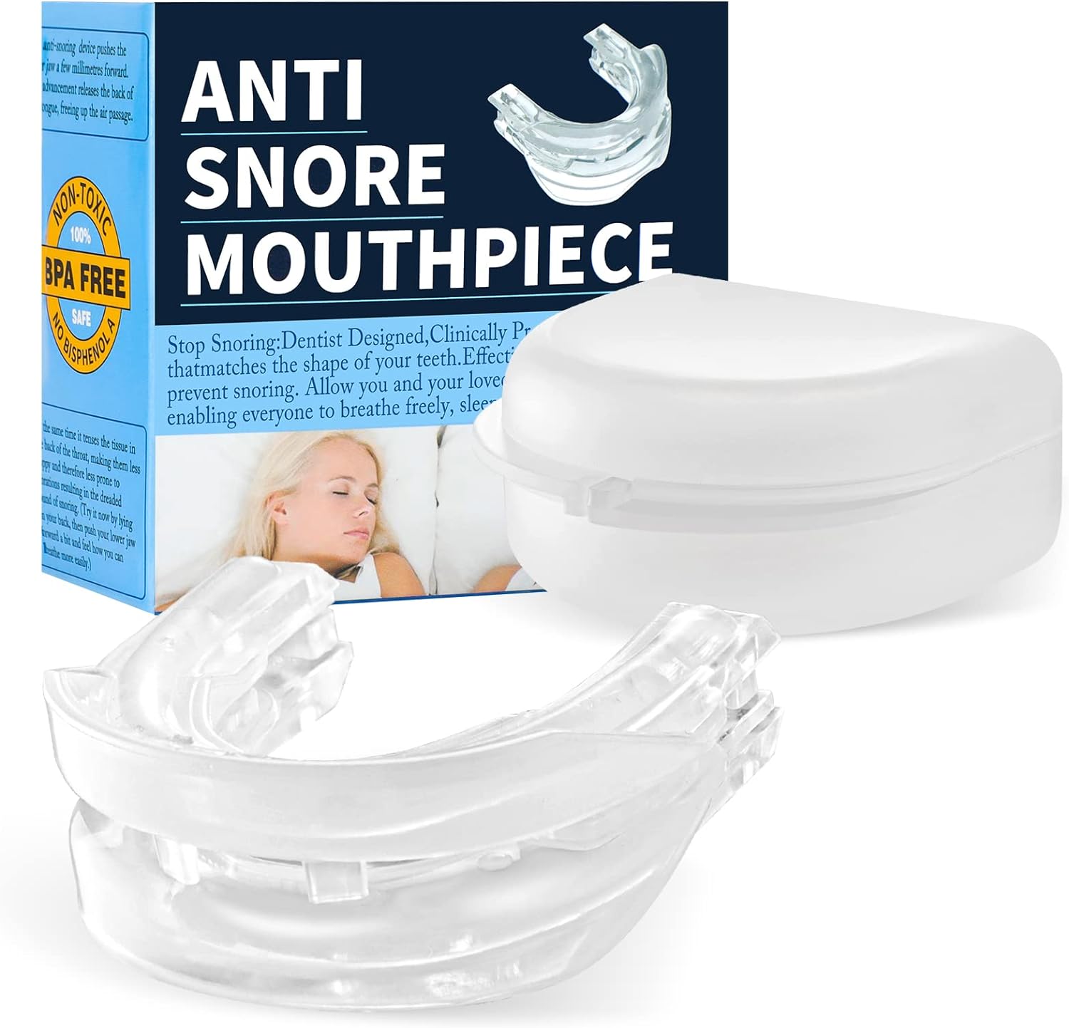 Anti-Snoringsmondstuk Slaapapneu Bescherming