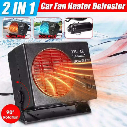 Auto Verwarming Ventilator 12V Draagbare Ontdooier