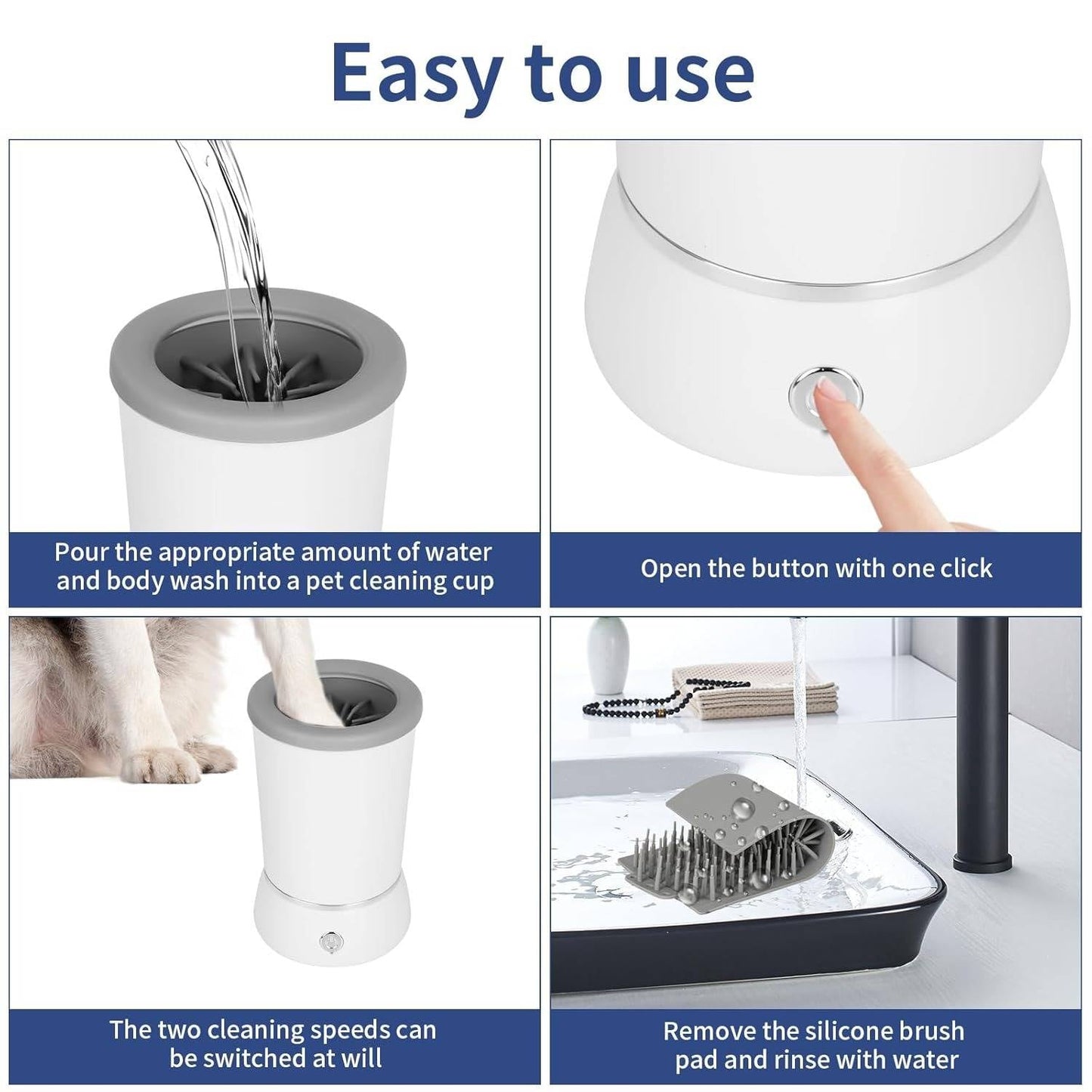 Automatische Hondpootreiniger Dierenverzorging Accessoire