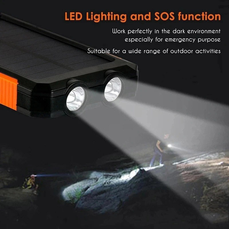 Zonne-energie Power Bank Mobiele Telefoon Oplader Draagbaar