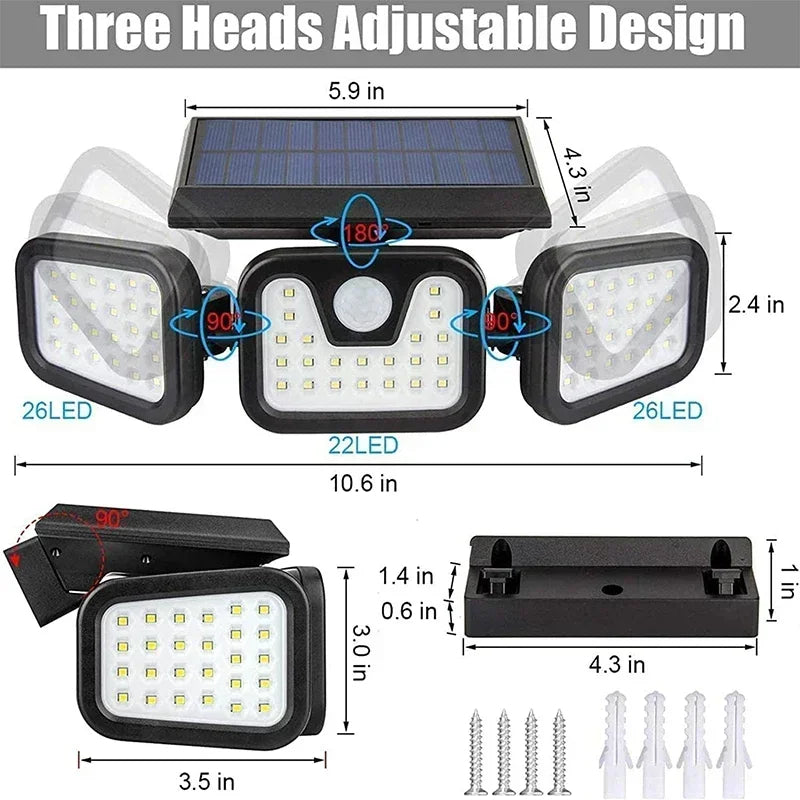 Bewegingssensor Zonne Licht Buiten LED