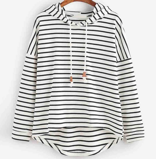 Hoodie dames gestreept – Stijlvolle en comfortabele hoodie voor casual look