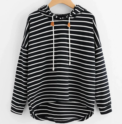 Hoodie dames gestreept – Stijlvolle en comfortabele hoodie voor casual look
