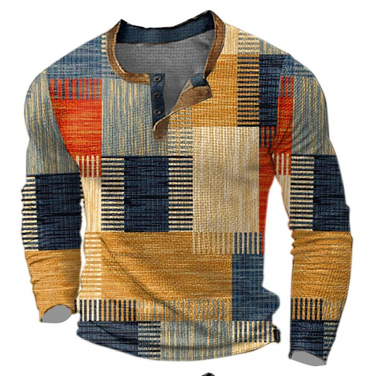 Gemêleerde Pullover Heren – Comfortabele Trui met Moderne Pasvorm en Stijl