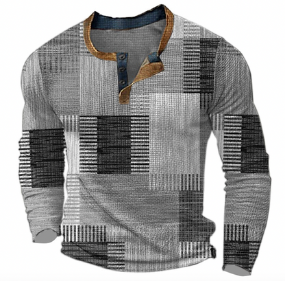 Gemêleerde Pullover Heren – Comfortabele Trui met Moderne Pasvorm en Stijl