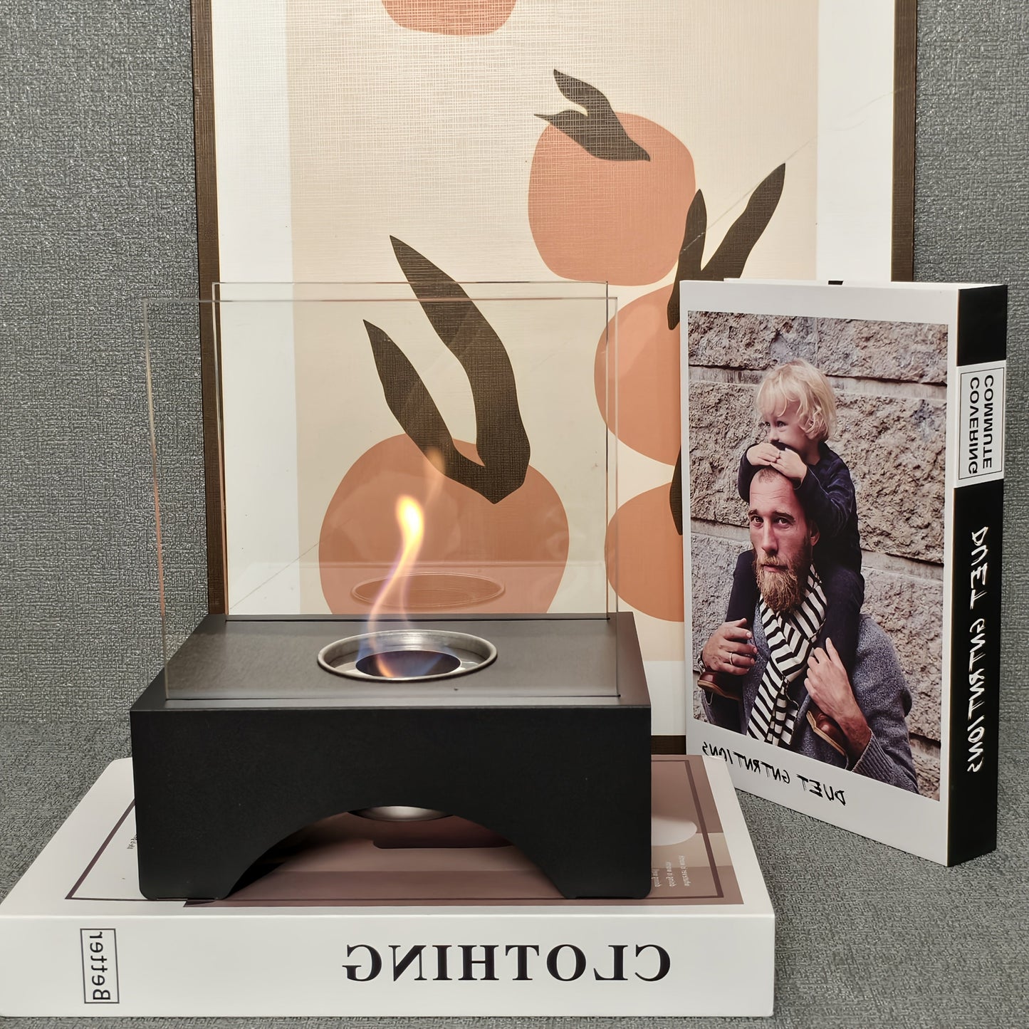 Bio-ethanol Haard met Echte Vlam Tafelmodel