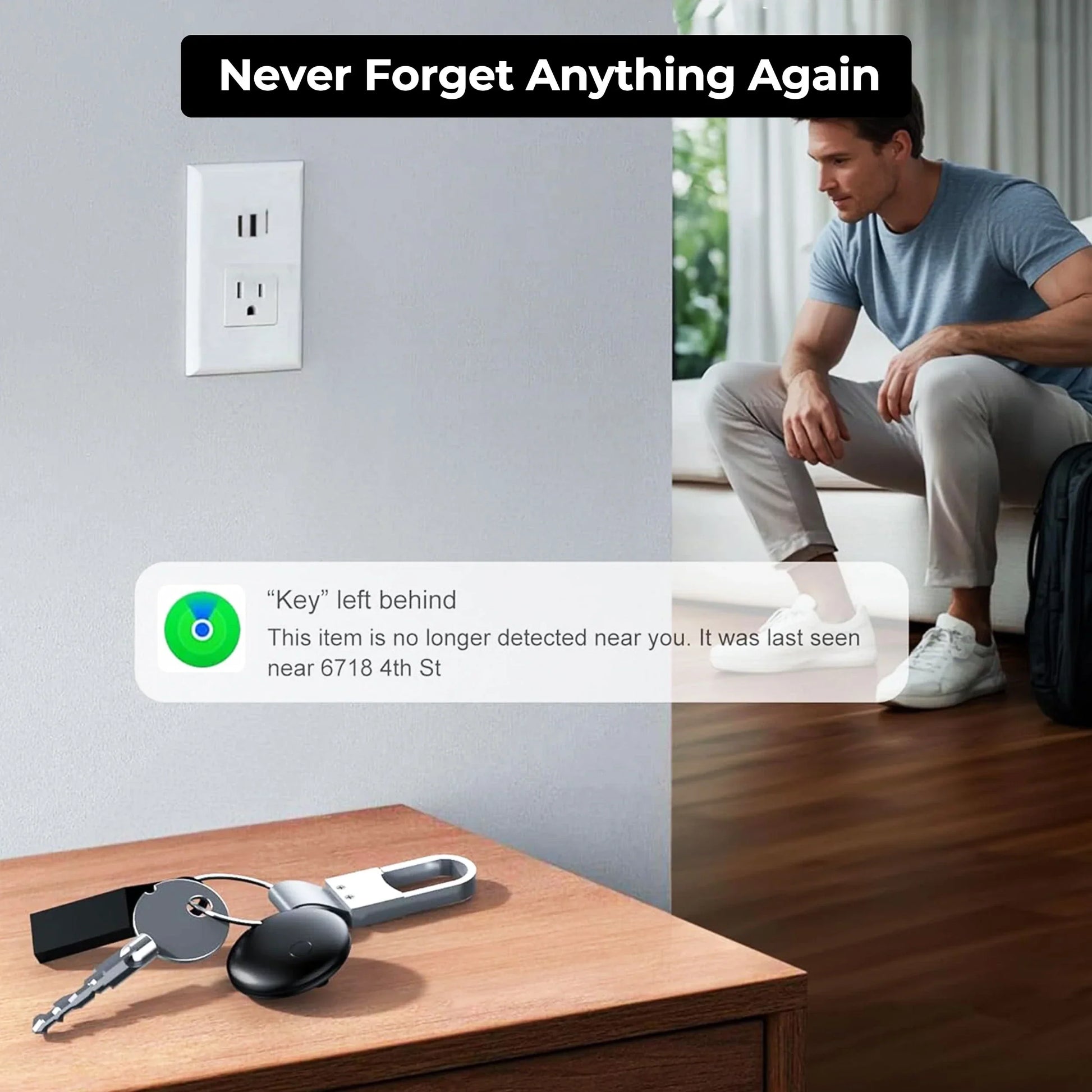 Bluetooth GPS Tracker Sleutel Finder