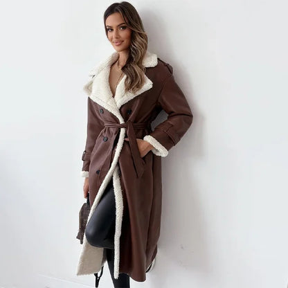 Lange Damesjas met Ceintuur – Elegante Jassen voor Dames, Perfect voor Elke Gelegenheid