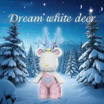 Bouwstenen Speelgoed Hertje Eenhoorn Educatieve Decoraties