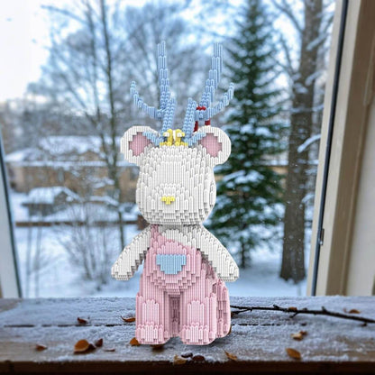 Bouwstenen Speelgoed Hertje Eenhoorn Educatieve Decoraties