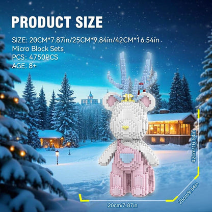 Bouwstenen Speelgoed Hertje Eenhoorn Educatieve Decoraties