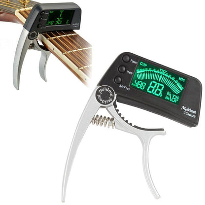Capo en Stimmgerät voor Gitaar 2-in-1