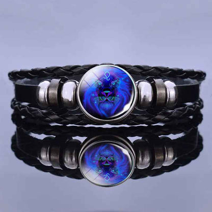 Armband Lapis Lazuli Sodaliet Kralen Natuurlijke Steen