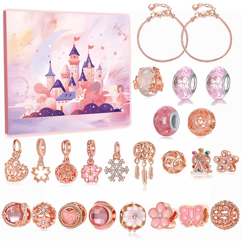 Kerst Advent Kalender DIY Armband Kit met Accessoires