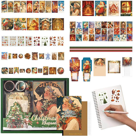 Kerst Scrapbook Stickers Set Notitieboek Decals Plaknotities