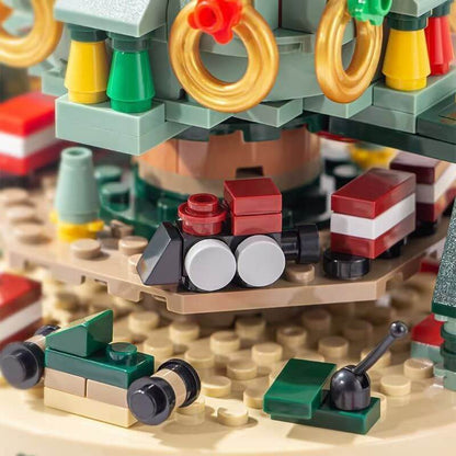 Kerstboom Bouwblok Set Muziekdoos LED Licht