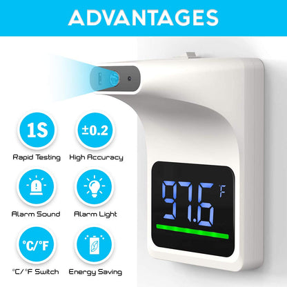 Contactloze Muur Thermometer Voorhoofd