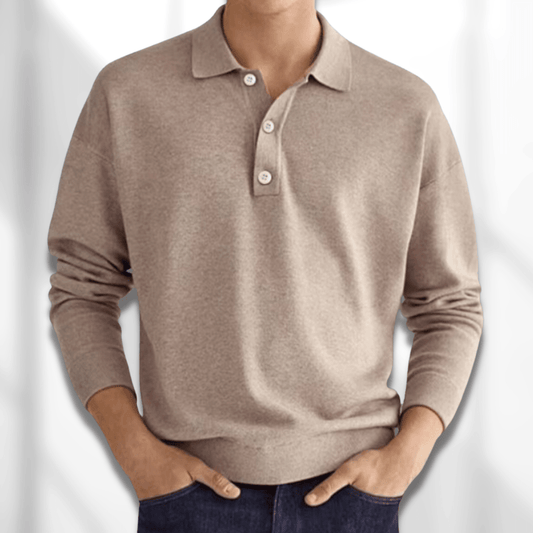 Langarm-Polohemd Heren – Stijlvol en Comfortabel Katoenen Poloshirt voor Casual en Sportief Gebruik