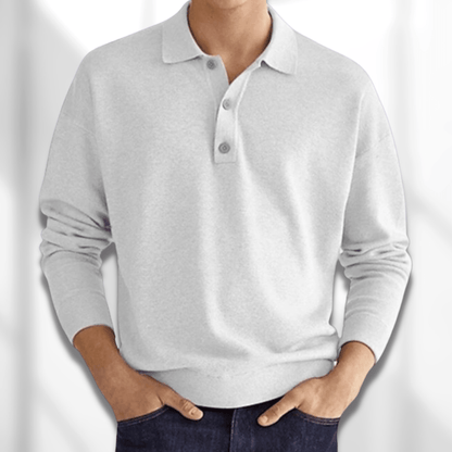 Langarm-Polohemd Heren – Stijlvol en Comfortabel Katoenen Poloshirt voor Casual en Sportief Gebruik