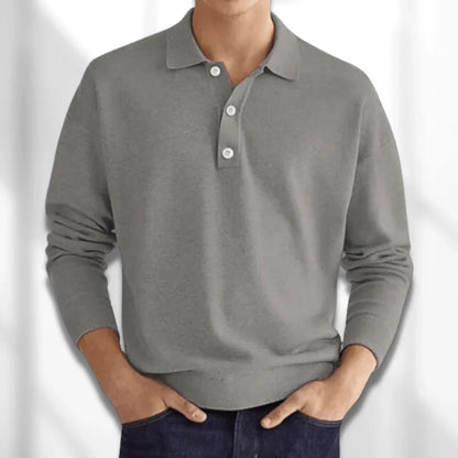 Langarm Poloshirt heren – Stijlvol en comfortabel poloshirt van katoen voor casual en sportief gebruik