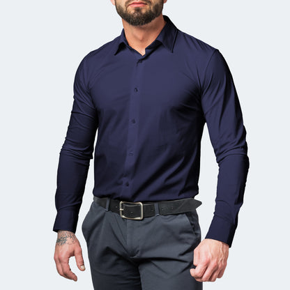Strakke heren shirt – Rekbare stof met moderne pasvorm voor dagelijks gebruik