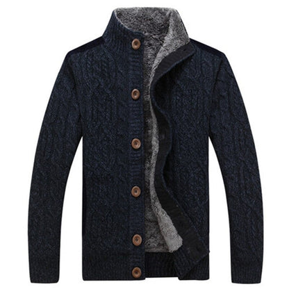 Heren vest met pluche voering – Gebreid warm en stijlvol voor elke gelegenheid