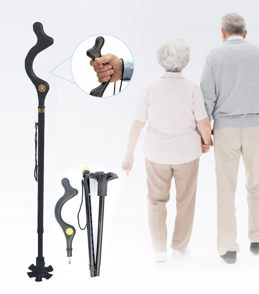 Wandelstok Senioren Lichtgewicht Verstelbaar Ergonomische Grip