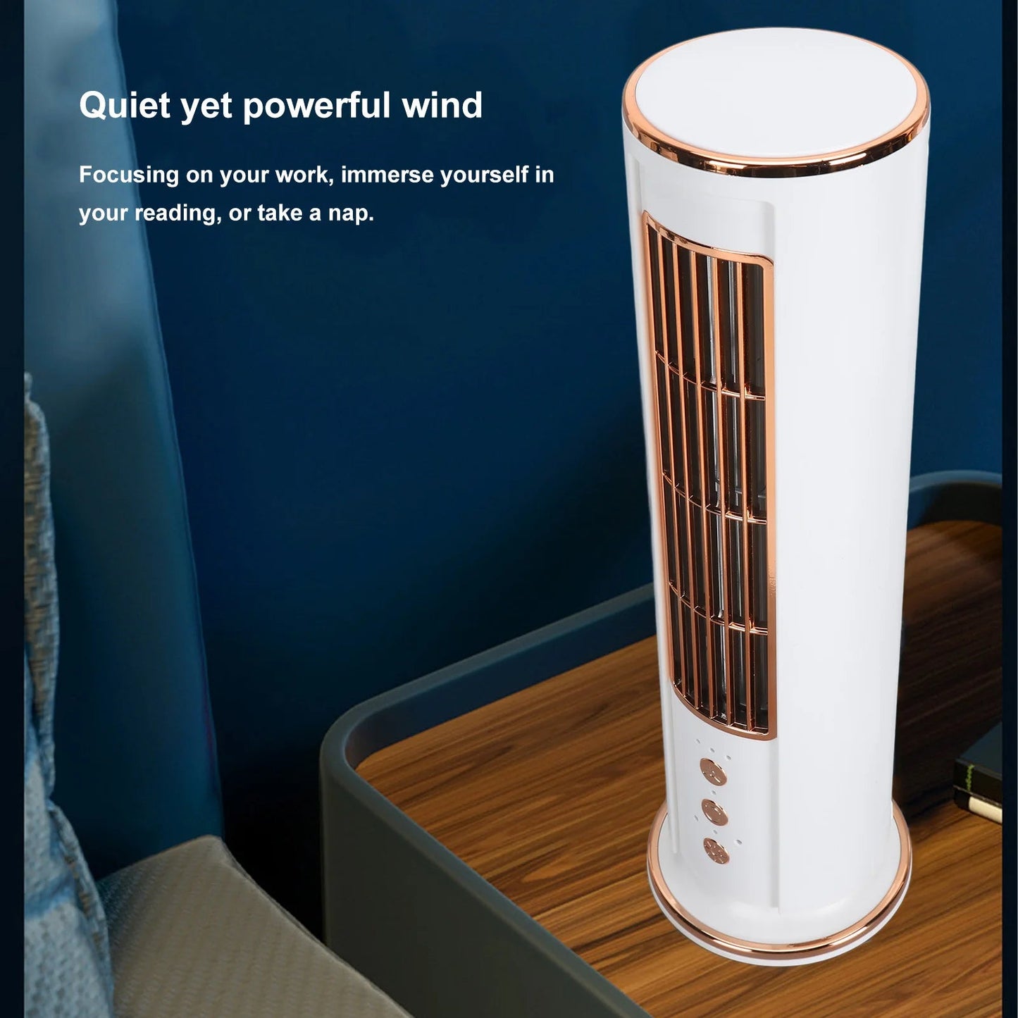 Desktop Airconditioner Ventilator met Afstandsbediening Bladeloos