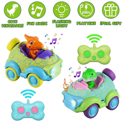 Dinosaurus RC Auto Afstandsbediening Oplaadbare Batterij Licht Muziek