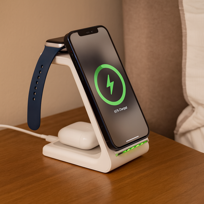 Draadloos Oplaadstation Snellader Dock Circulair