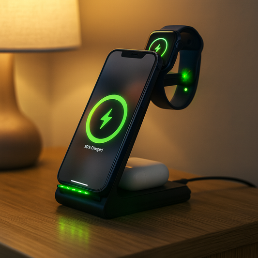 Draadloos Oplaadstation Snellader Dock Circulair