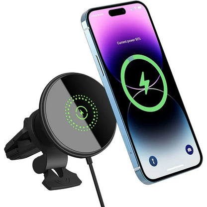 Draadloze Auto Oplader Magnetische Telefoonhouder