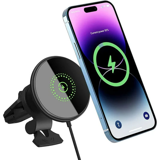Draadloze Auto Oplader Magnetische Telefoonhouder
