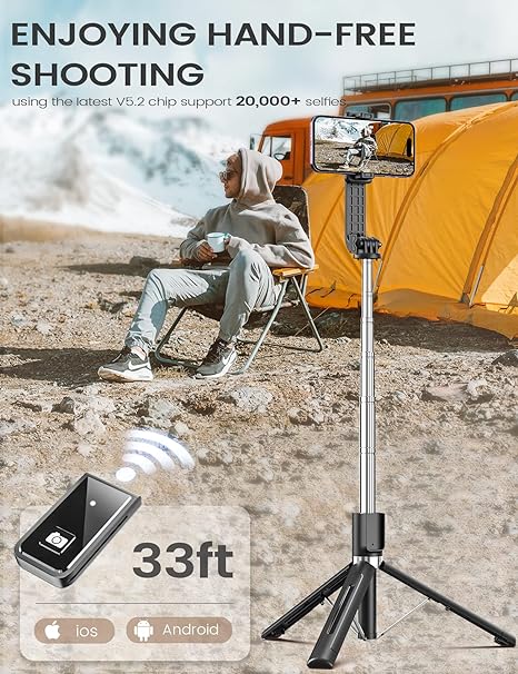 Draadloze Bluetooth Selfie Stick Met Vullicht 6 In 1