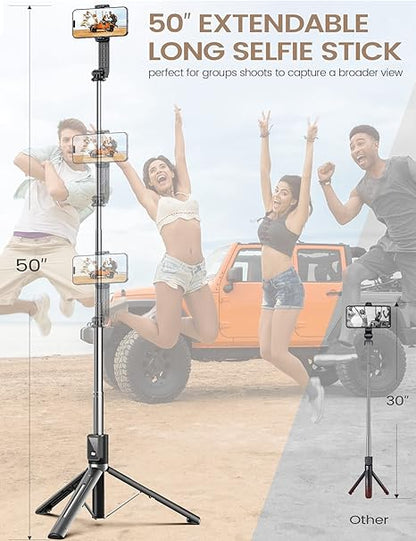 Draadloze Bluetooth Selfie Stick Met Vullicht 6 In 1