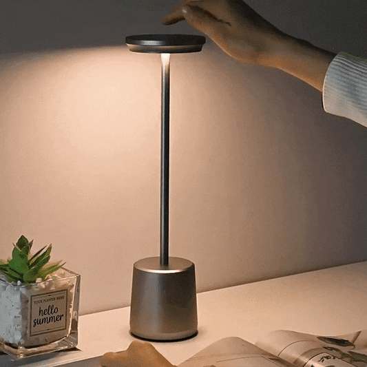 Draadloze LED Bureau Lamp met Touch Sensor en 3 Kleurtinten