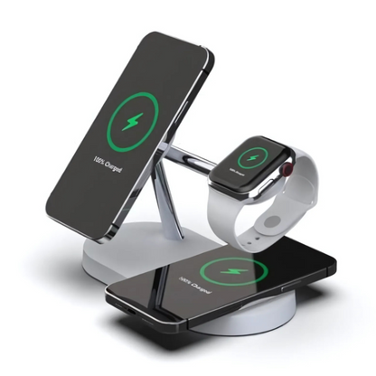 Draadloze Oplaadstation met Horloge Houder en Oplaadpad