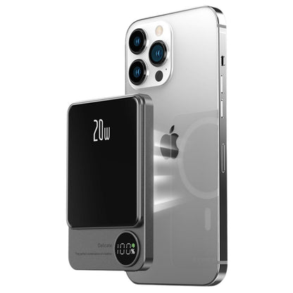 Draadloze magnetische snellader powerbank hoogcapaciteit back-up batterij