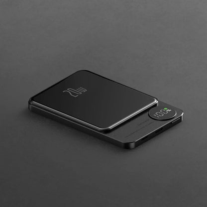 Draadloze magnetische snellader powerbank hoogcapaciteit back-up batterij