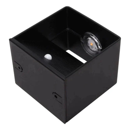 Draadloze wandlamp LED vierkant