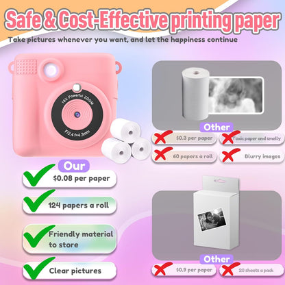 Draagbare Digitale Instant Print Camera Voor Kinderen