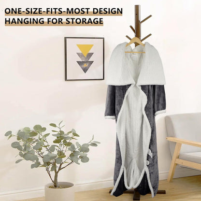 Draagbare Elektrische Dekens met Mouwen en Temperatuurregeling