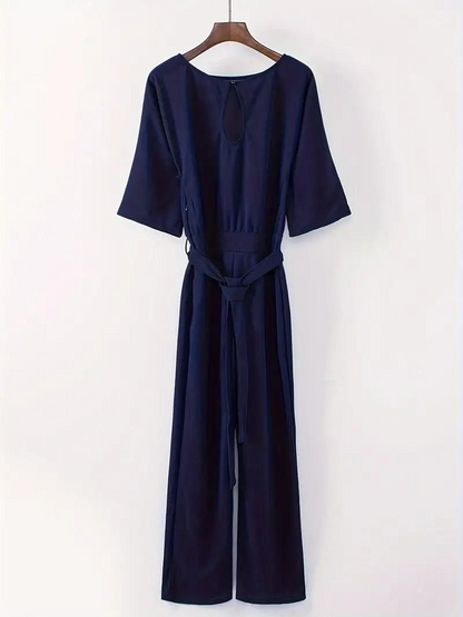 Jumpsuit Dames – Elegante jumpsuit met hoge taille en comfortabele stof