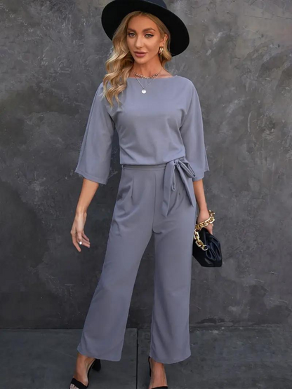 Jumpsuit Dames – Elegante jumpsuit met hoge taille en comfortabele stof