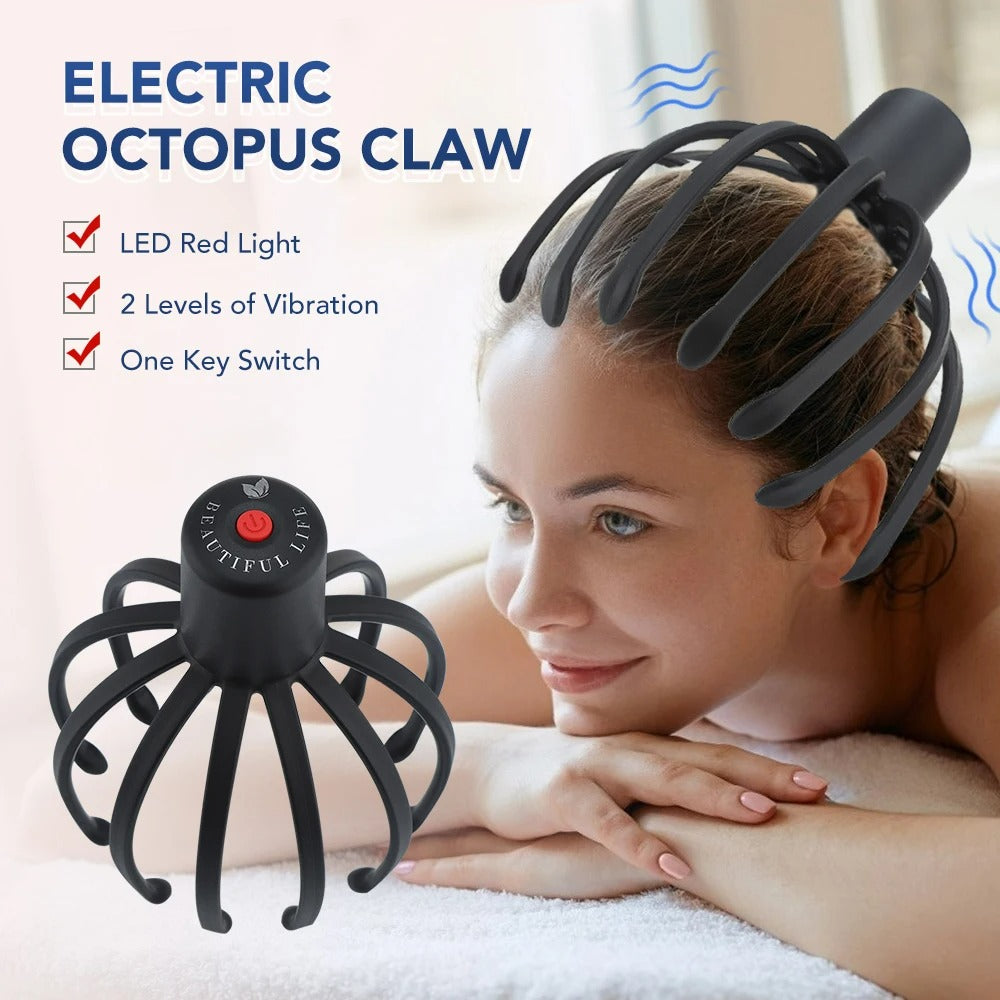 Elektrische Hoofdmassager Octopus Hoofdhuid Stressverlichting