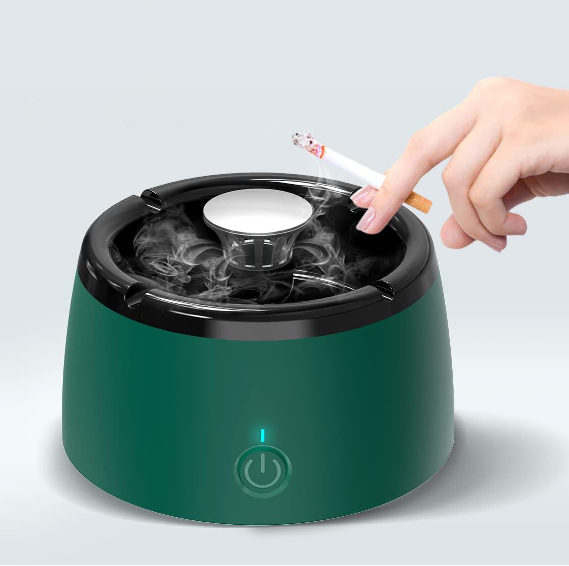 Elektrische Rookloze Asbak Rond