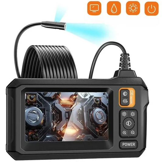 Endoscoop Inspectie Camera 1080p HD 4.3 Inch Scherm Verstelbare Lens
