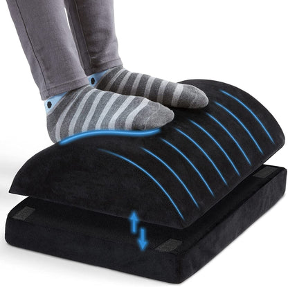 Ergonomische Voetsteun Gebogen Onder Desk Thuiswerkplek